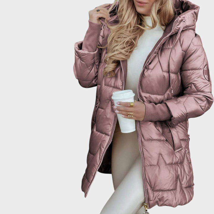 Nika | Duga, topla trapist-jakna s prostranom kapuljačom